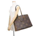 Louis Vuitton Tote Monogram Reverse Giant On The Go GM 2-Way Shoulder Bag — view 5