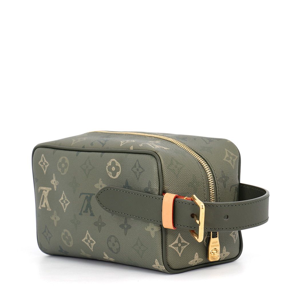 Louis Vuitton Clutch Monogram Surplus Dopp Kit Pouch Handbag Second — view 2