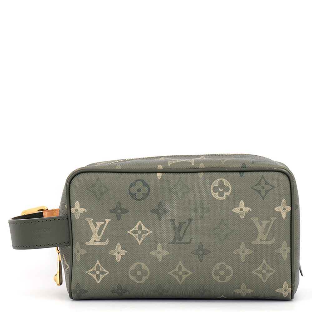Louis Vuitton Clutch Monogram Surplus Dopp Kit Pouch Handbag Second