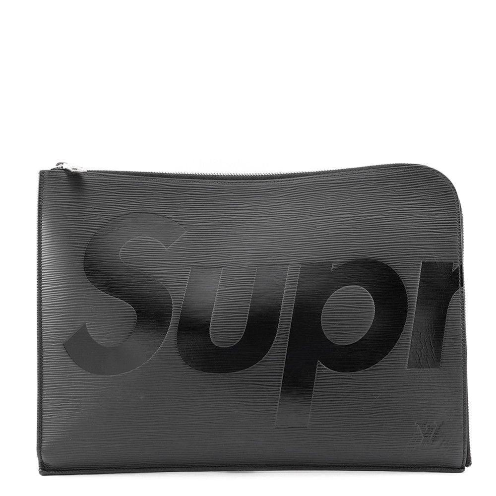 Louis Vuitton Clutch Epi Supreme Pochette Jules GM Black