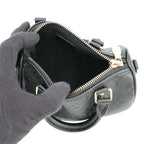 Louis Vuitton Monogram Empreinte Nano Speedy 2-Way Black Handbag — view 6