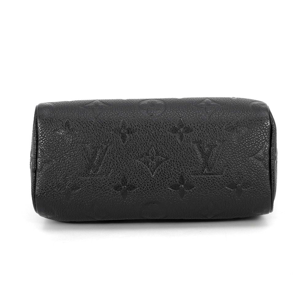 Louis Vuitton Monogram Empreinte Nano Speedy 2-Way Black Handbag — view 3