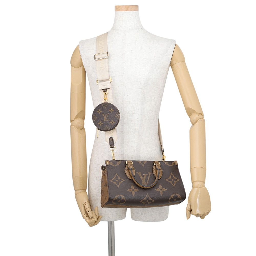Louis Vuitton Monogram Reverse Giant On The Go East West 2-Way Tote Bag — view 5