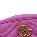 Gucci Chain Shoulder Bag GG Marmont Leather — view 8