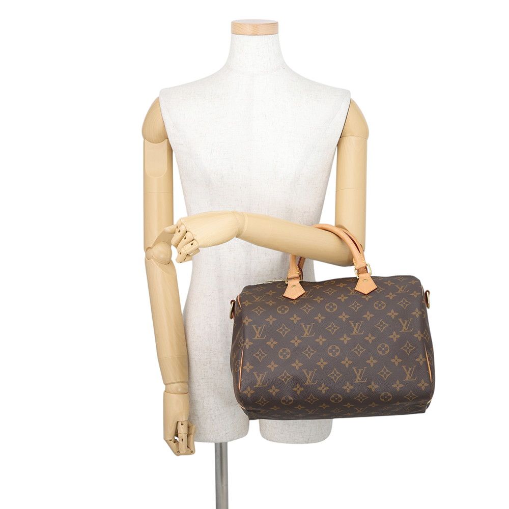 Louis Vuitton Monogram Speedy Bandouliere 30 2-Way Shoulder Boston Bag — view 4