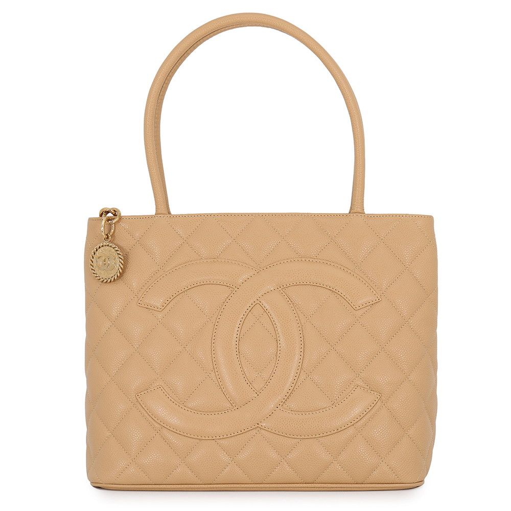 Chanel Tote Bag Reissue CC Logo Quilted Caviar Leather