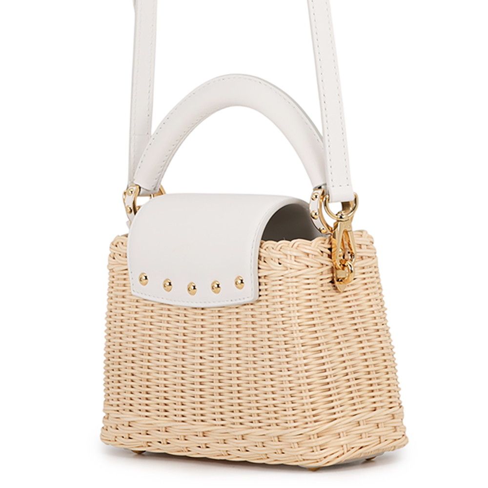 Louis Vuitton Capucines Mini Rattan Cowhide Leather 2-Way Shoulder Bag — view 2