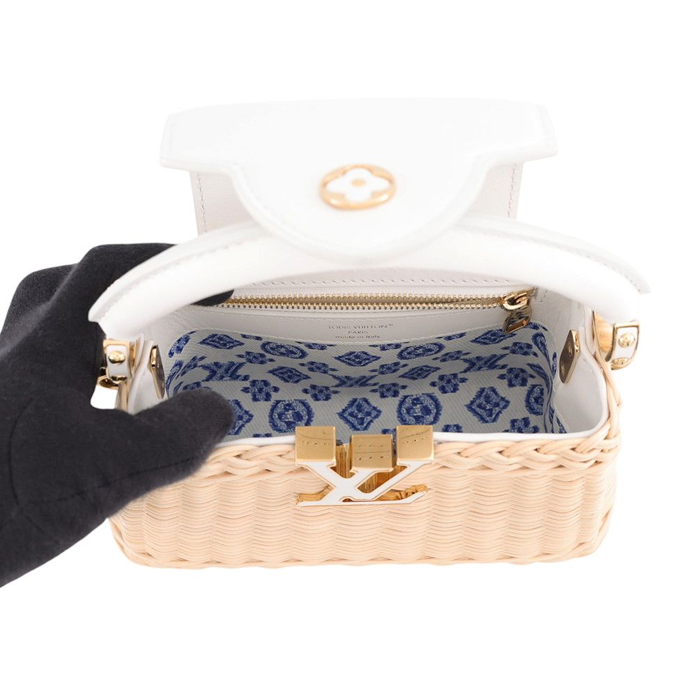 Louis Vuitton Capucines Mini Rattan Cowhide Leather 2-Way Shoulder Bag — view 6