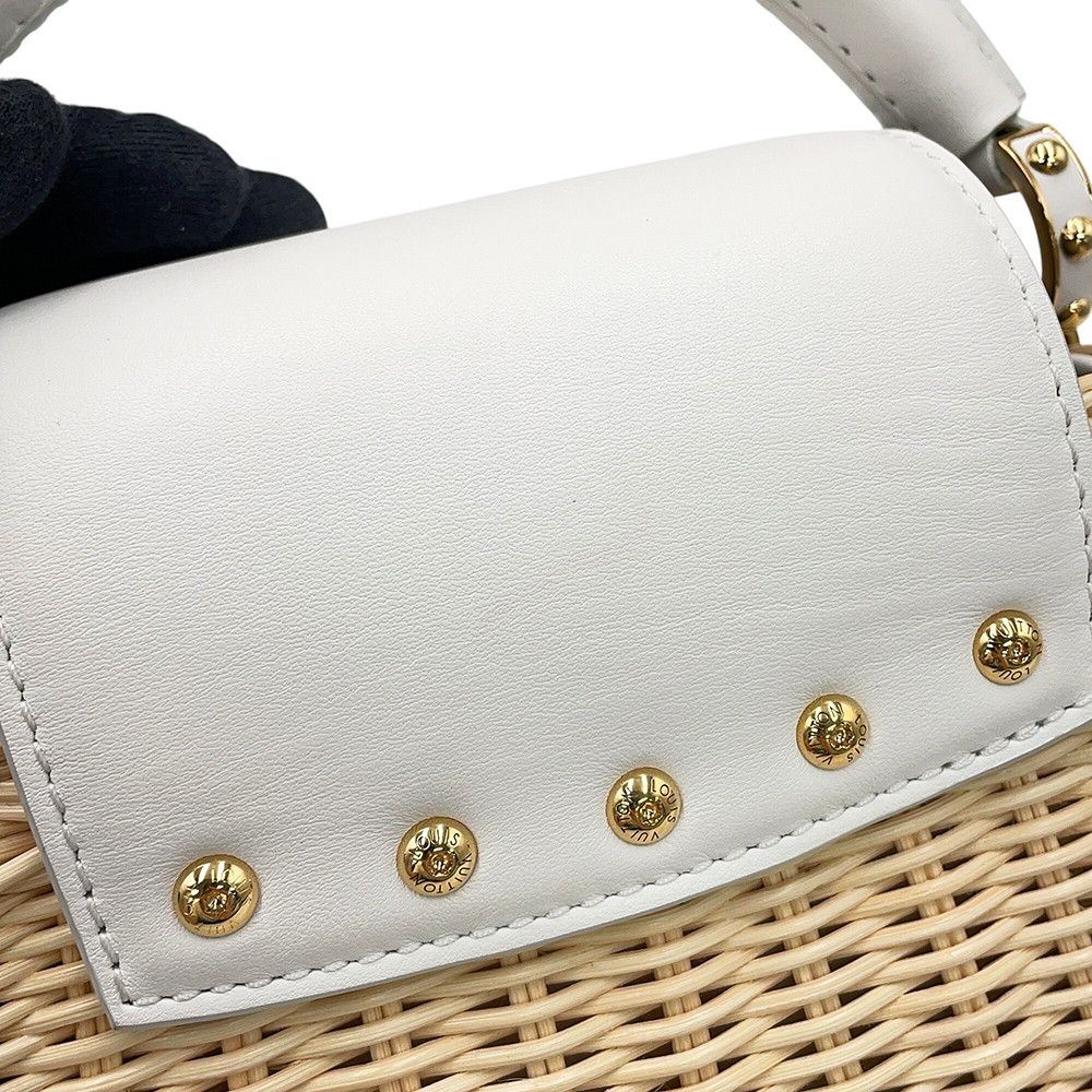 Louis Vuitton Capucines Mini Rattan Cowhide Leather 2-Way Shoulder Bag — view 7