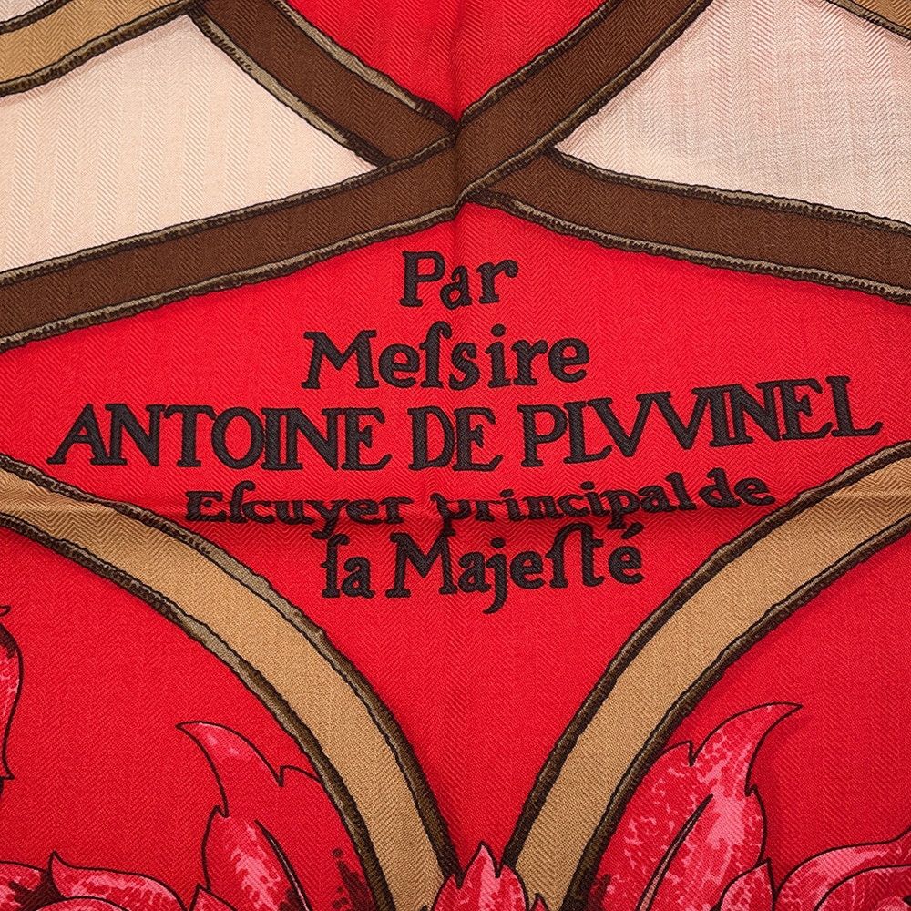 Hermes Shawl Carre 140 Geant Imperial Studies L'instruction Duroy Scarf — view 4