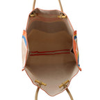 Hermes Tote Bag Escale a la Plage Print Asier Silver Toile Ash Beach — view 5