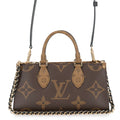 Louis Vuitton Monogram Reverse Giant On The Go East West Chain Tote Bag