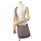 Hermes Shoulder Bag Evelyne 3 PM Grimeyer Silver Taurillon Clemence — view 4