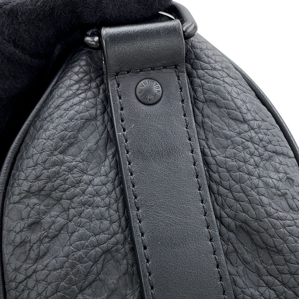 Louis Vuitton Handbag Monogram Taurillon Keepall Bandouliere 25 2-Way Bag Black — view 8