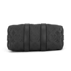 Louis Vuitton Handbag Monogram Taurillon Keepall Bandouliere 25 2-Way Bag Black — view 3
