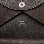 Hermes Coin Purse Calvi Duo Barenia Silver Faubourg — view 8