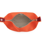 Hermes Pouch Bride-a-Brac GM Orange Fu Silver Canvas — view 5