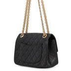 Chanel Chain Shoulder Bag Quilted 2.55 Mini Aged Calf Leather Black — view 2