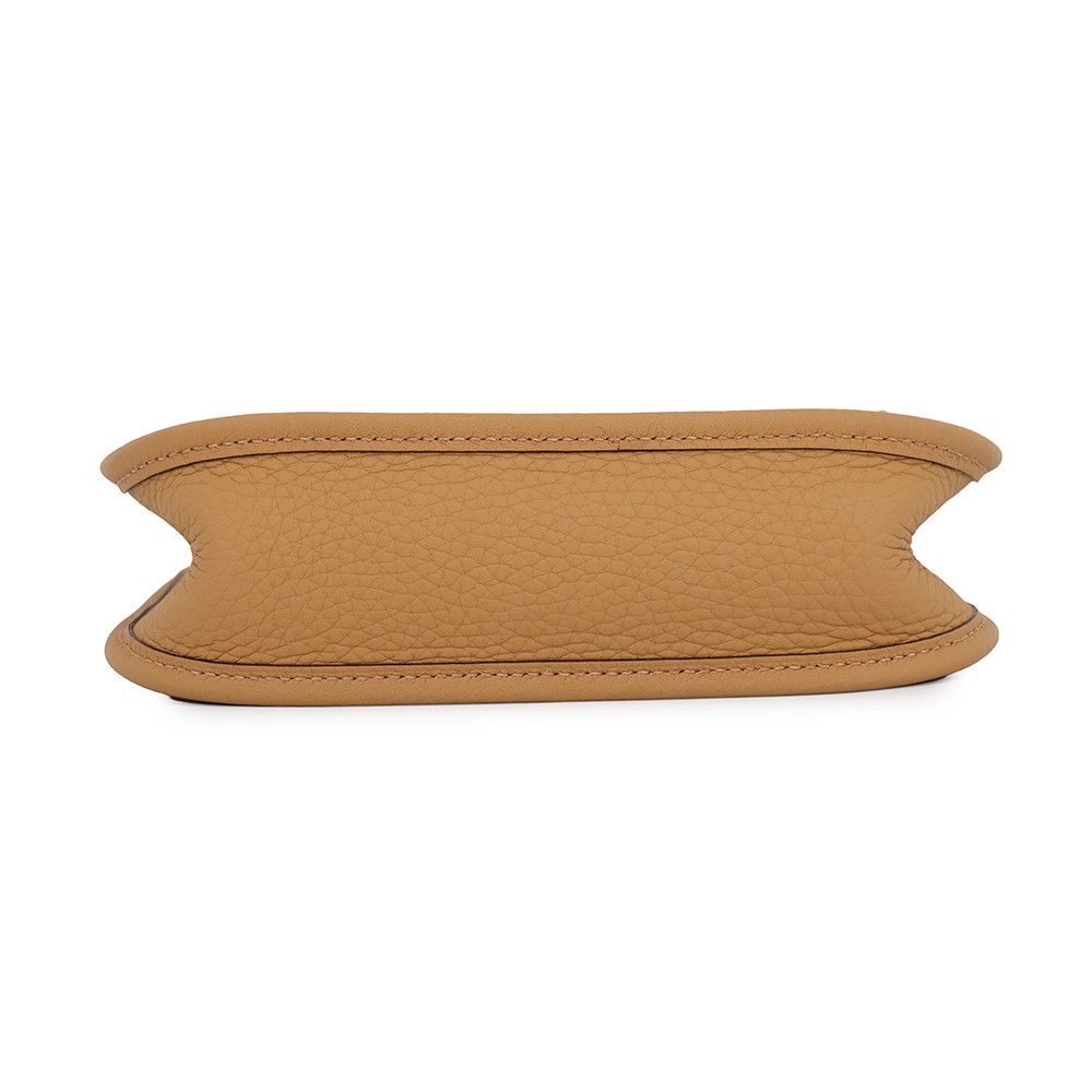 Hermes Shoulder Bag Evelyne TPM 85 Amazon Biscuit Nata Gold Taurillon Clemence — view 3