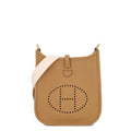 Hermes Shoulder Bag Evelyne TPM 85 Amazon Biscuit Nata Gold Taurillon Clemence