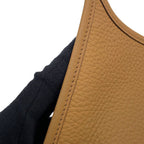 Hermes Shoulder Bag Evelyne TPM 85 Amazon Biscuit Nata Gold Taurillon Clemence — view 7