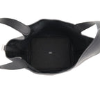 Hermes Picotin Lock MM Black Silver Taurillon Clemence Handbag — view 5