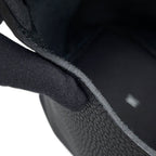 Hermes Picotin Lock MM Black Silver Taurillon Clemence Handbag — view 8