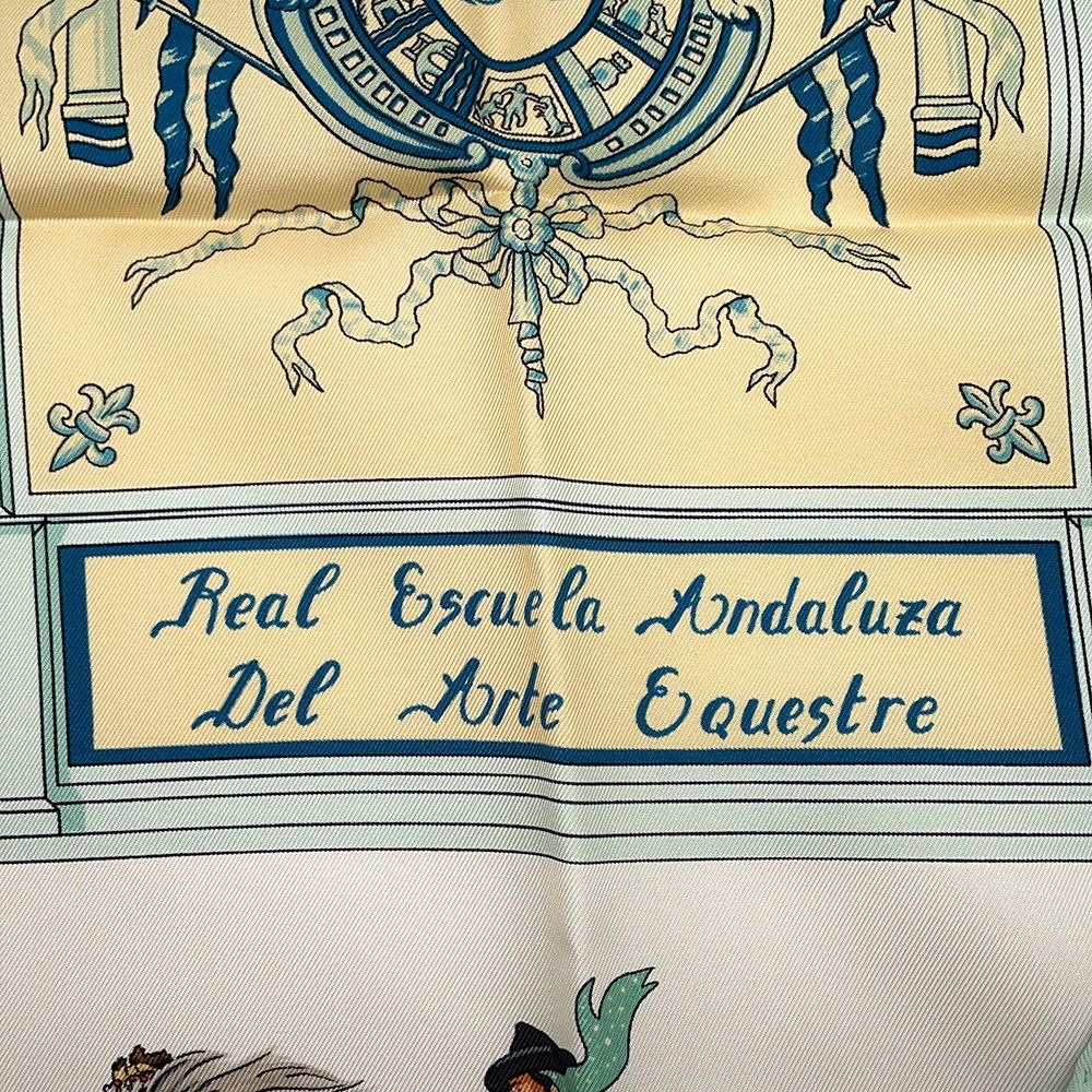 Hermes Scarf Carre 90 Royal Andalusian Equestrian School Real Escuela Andaluza — view 5