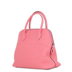 Hermes Bolide 31 Rose Azalea Silver Taurillon Clemence 2-Way Shoulder Bag — view 2
