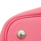 Hermes Bolide 31 Rose Azalea Silver Taurillon Clemence 2-Way Shoulder Bag — view 7
