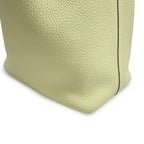 Hermes Picotin Lock PM Jaune Milton Silver Taurillon Clemence Tote Bag — view 6