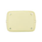 Hermes Picotin Lock PM Jaune Milton Silver Taurillon Clemence Tote Bag — view 3