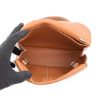 Hermes Halzan Mini Gold Silver Swift 2-Way Shoulder Bag — view 6