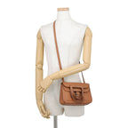 Hermes Halzan Mini Gold Silver Swift 2-Way Shoulder Bag — view 5