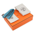 Hermes Shoulder Bag Evelyne 3 23 New Blue Jean Silver Taurillon Clemence — view 6
