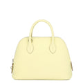Hermes Bolide 25 Verso Jaune Milton Cles Silver Epsom 2-Way Handbag