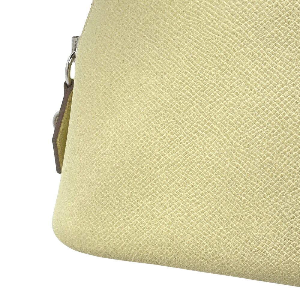 Hermes Bolide 25 Verso Jaune Milton Cles Silver Epsom 2-Way Handbag — view 7