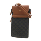 Celine Mobile Pouch Triomphe Canvas &lambskin