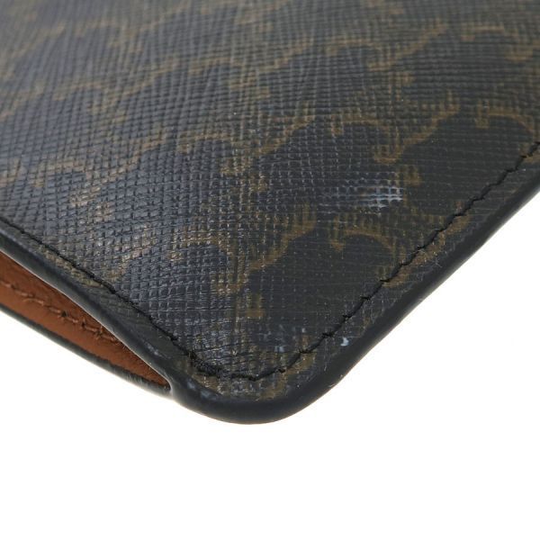 Celine Mobile Pouch Triomphe Canvas &lambskin — view 8