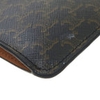 Celine Mobile Pouch Triomphe Canvas &lambskin — view 8