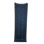 Hermes Navy Cashmere Silk Hose Scarf — view 2