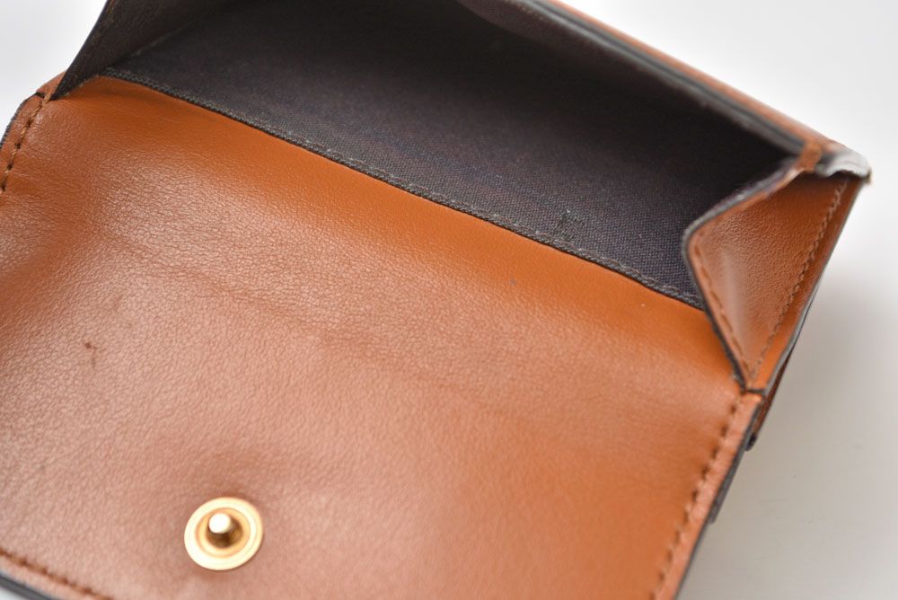 Fendi Wallet Mini Trifold Aayz Soft Leather Brown — view 7