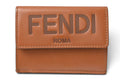 Fendi Wallet Mini Trifold Aayz Soft Leather Brown