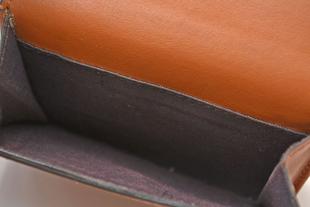 Fendi Wallet Mini Trifold Aayz Soft Leather Brown — view 8