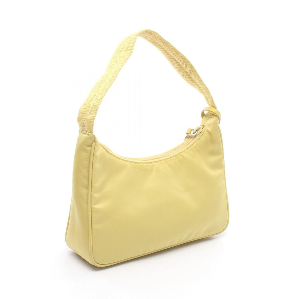 Prada Handbag Re Edition Mini Bag Yellow Nylon — view 2