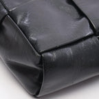 Bottega Veneta Waist Bag Cassette Maxi Intrecciato Black Leather — view 7