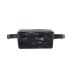 Bottega Veneta Waist Bag Cassette Maxi Intrecciato Black Leather
