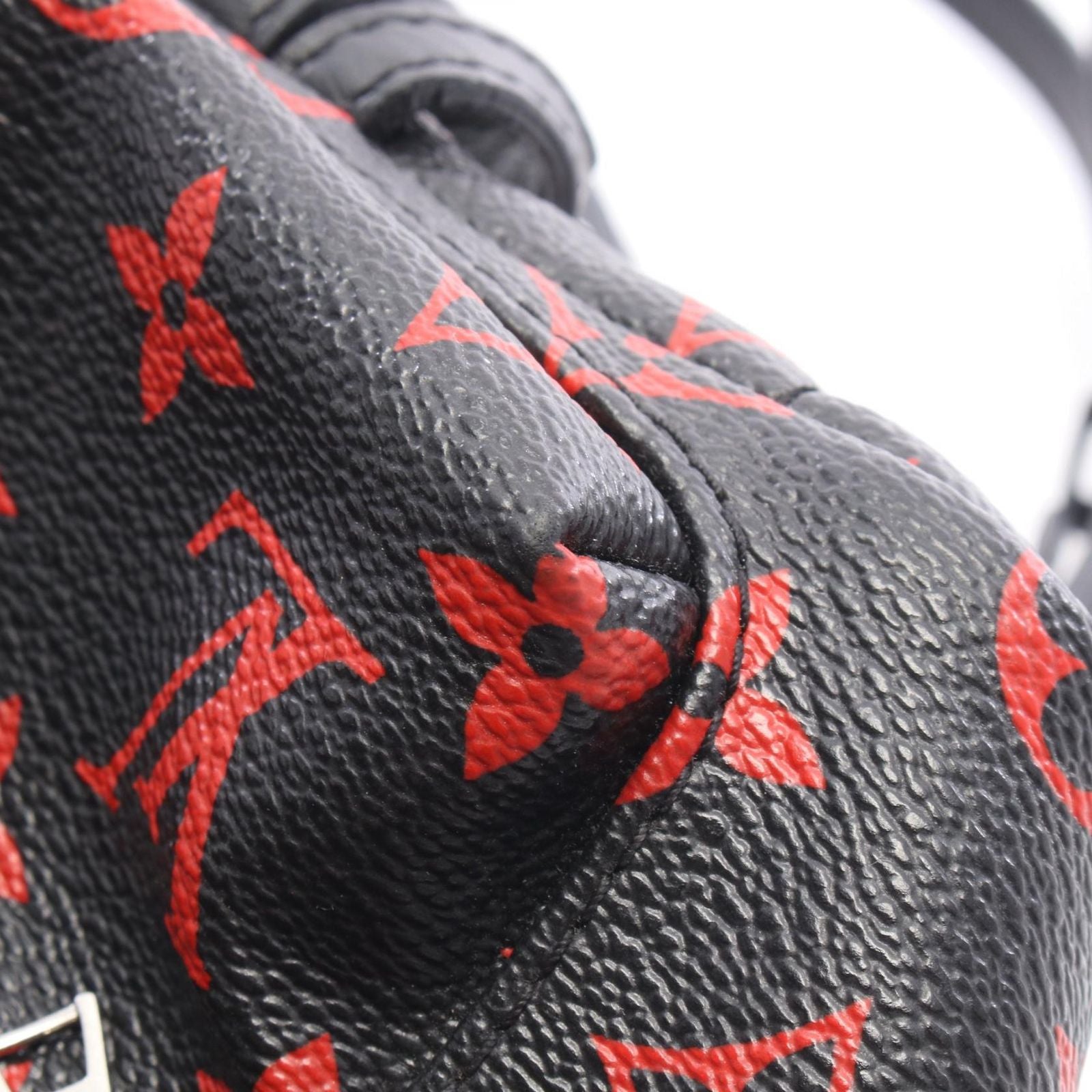 Louis Vuitton Backpack Palm Spring Mini Monogram Enfra Rouge Canvas — view 8