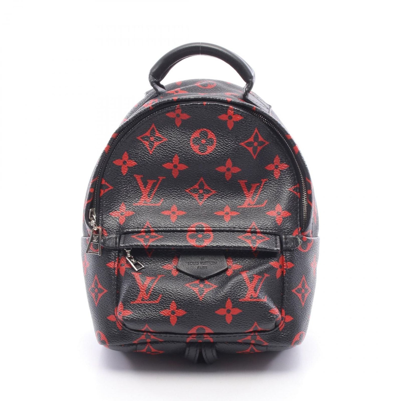 Louis Vuitton Backpack Palm Spring Mini Monogram Enfra Rouge Canvas