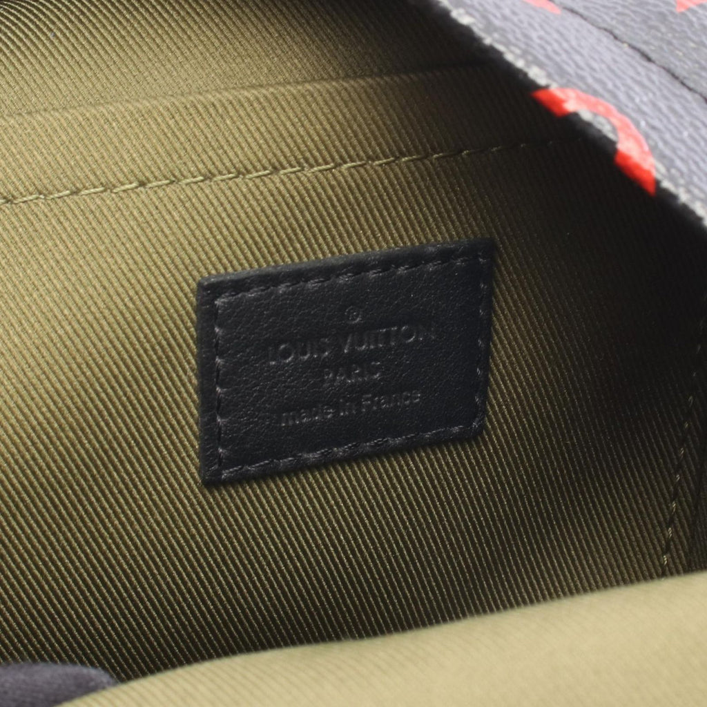 Louis Vuitton Backpack Palm Spring Mini Monogram Enfra Rouge Canvas — view 4